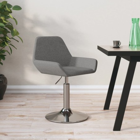 Barhocker Dunkelgrau Stoff