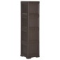 vidaXL Kunststoffschrank 40x43x164 cm Holzdesign Braun vidaXL Kunststoffschrank 40x43x164 cm Holzdesign Braun
