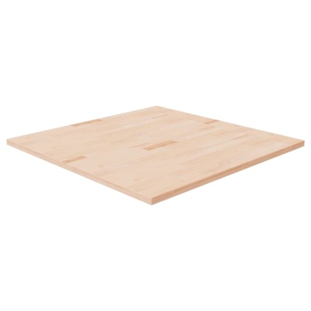 vidaXL Tischplatte Quadratisch 90x90x2,5 cm Eichenholz Unbehandelt
