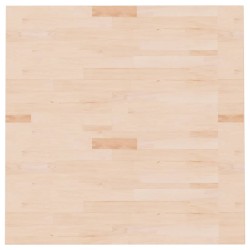 vidaXL Tischplatte Quadratisch 90x90x2,5 cm Eichenholz Unbehandelt