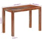 vidaXL Esstisch 110x50x76 cm Massivholz Akazie vidaXL Esstisch 110x50x76 cm Massivholz Akazie