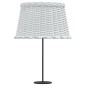 vidaXL Lampenschirm Weiß Ø45x28 cm Korbweide vidaXL Lampenschirm Weiß Ø45x28 cm Korbweide