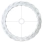 vidaXL Lampenschirm Weiß Ø45x28 cm Korbweide vidaXL Lampenschirm Weiß Ø45x28 cm Korbweide