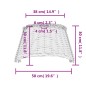 vidaXL Lampenschirm Braun Ø50x30 cm Korbweide vidaXL Lampenschirm Braun Ø50x30 cm Korbweide