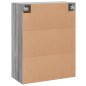 Wandschränke 2 Stk. Grau Sonoma Holzwerkstoff Wandschränke 2 Stk. Grau Sonoma Holzwerkstoff