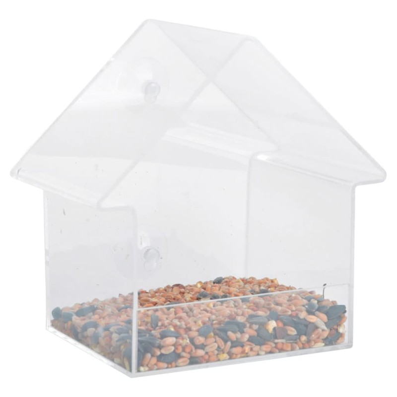 Esschert Design Vogelfutterhaus Acryl 15x10x15,3 cm FB370 Esschert Design Vogelfutterhaus Acryl 15x10x15,3 cm FB370