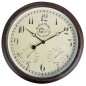 Esschert Design Bahnhofsuhr mit Thermometer und Hygrometer 30,5 cm TF008 Esschert Design Bahnhofsuhr mit Thermometer und Hygrometer 30,5 cm TF008