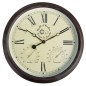 Esschert Design Bahnhofsuhr mit Thermometer und Hygrometer TF009 Esschert Design Bahnhofsuhr mit Thermometer und Hygrometer TF009