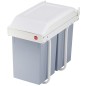 Hailo Schrank-Mülleimer Multi-Box Duo 2×14 L Cremeweiß Größe L 3659-001 Hailo Schrank-Mülleimer Multi-Box Duo 2×14 L Cremeweiß Größe L 3659-001