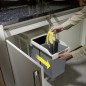 Hailo Schrank-Mülleimer Multi-Box Duo 2×14 L Cremeweiß Größe L 3659-001 Hailo Schrank-Mülleimer Multi-Box Duo 2×14 L Cremeweiß Größe L 3659-001