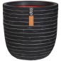 Capi Blumentopf Nature Row Oval 54 x 52 cm Anthrazit KRWZ935 Capi Blumentopf Nature Row Oval 54 x 52 cm Anthrazit KRWZ935