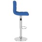 Barhocker 2 Stk. Blau Stoff Barhocker 2 Stk. Blau Stoff