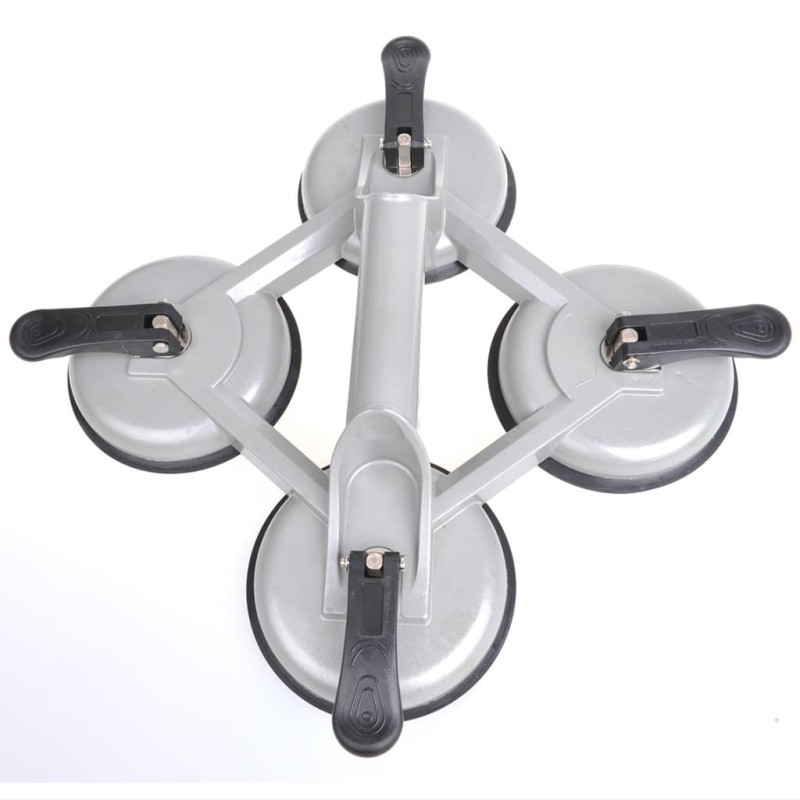 ProPlus Vakuumheber mit 4 Saugnäpfen Aluminium Silbern ProPlus Vakuumheber mit 4 Saugnäpfen Aluminium Silbern