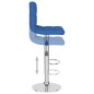 Barhocker 2 Stk. Blau Stoff Barhocker 2 Stk. Blau Stoff