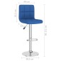 Barhocker 2 Stk. Blau Stoff Barhocker 2 Stk. Blau Stoff
