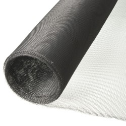 Nature Moskitonetz 1 x 2m Aluminium Grau