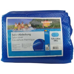 Summer Fun Sommer Poolabdeckung Solar Oval 525x320 cm PE Blau