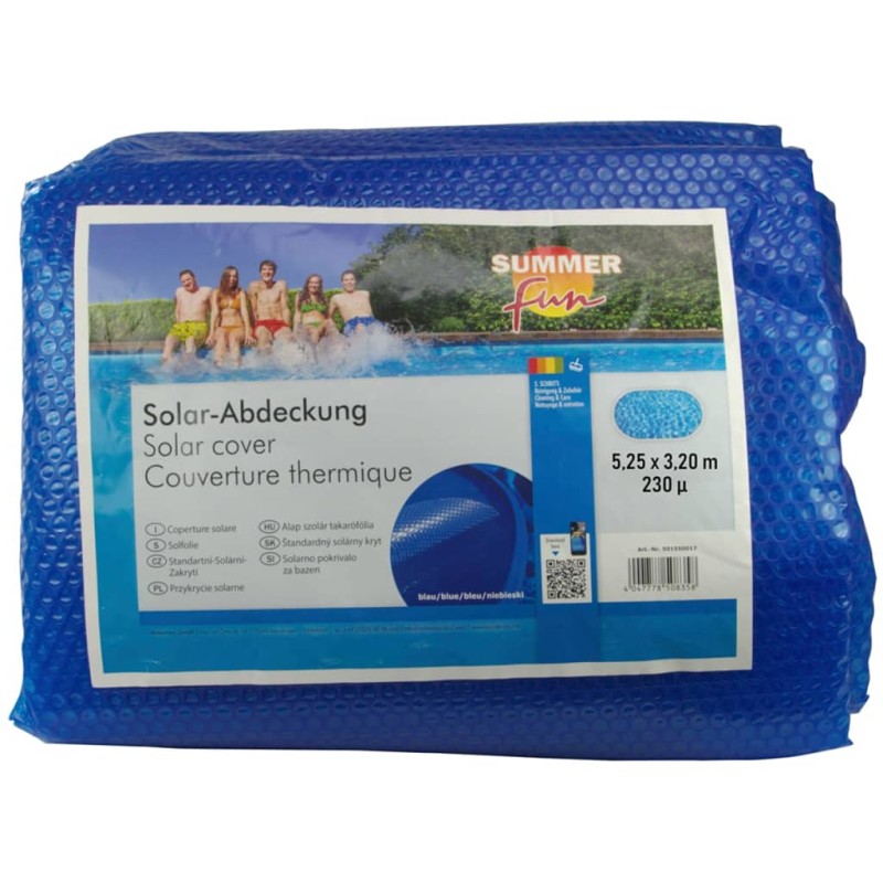 Summer Fun Sommer Poolabdeckung Solar Oval 525x320 cm PE Blau Summer Fun Sommer Poolabdeckung Solar Oval 525x320 cm PE Blau