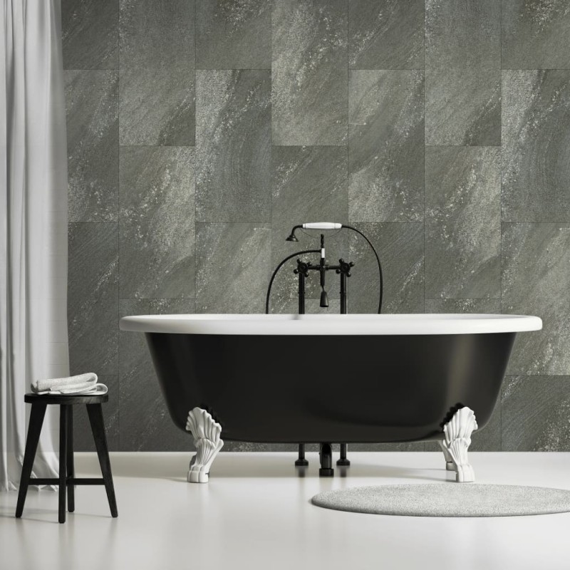 Grosfillex Wandfliesen Gx Wall+ 11 Stk. Stein 30x60 cm Dunkelgrau Grosfillex Wandfliesen Gx Wall+ 11 Stk. Stein 30x60 cm Dunkelgrau