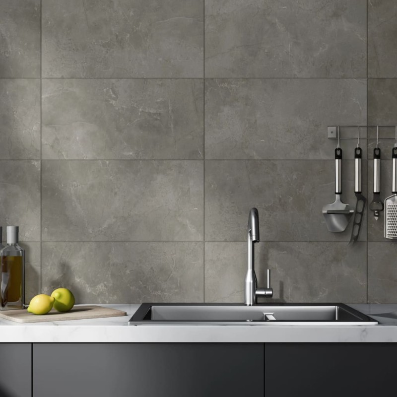Grosfillex Wandfliesen Gx Wall+ 11 Stk. Marmor-Optik 30x60 cm Grau Grosfillex Wandfliesen Gx Wall+ 11 Stk. Marmor-Optik 30x60 cm Grau