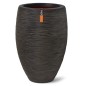Capi Vase Nature Rib Elegant Deluxe 45x72 cm Dunkelbraun Capi Vase Nature Rib Elegant Deluxe 45x72 cm Dunkelbraun