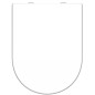 SCHÜTTE Toilettensitz WHITE Duroplast D-Form SCHÜTTE Toilettensitz WHITE Duroplast D-Form