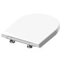 SCHÜTTE Toilettensitz WHITE Duroplast D-Form SCHÜTTE Toilettensitz WHITE Duroplast D-Form