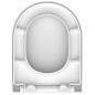 SCHÜTTE Toilettensitz WHITE Duroplast D-Form SCHÜTTE Toilettensitz WHITE Duroplast D-Form
