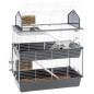 Ferplast Kaninchenkäfig Barn 100 Double 95x57x121 cm Grau Ferplast Kaninchenkäfig Barn 100 Double 95x57x121 cm Grau