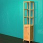 EISL Hochschrank mit 3 Fächern Bambus 40x30x190 cm EISL Hochschrank mit 3 Fächern Bambus 40x30x190 cm