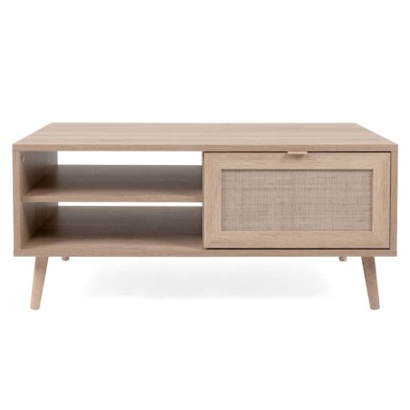 Finori Couchtisch Bali 55A Sonoma-Eiche und Raffia-Druck