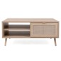 Finori Couchtisch Bali 55A Sonoma-Eiche und Raffia-Druck Finori Couchtisch Bali 55A Sonoma-Eiche und Raffia-Druck