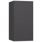 vidaXL TV-Schränke 2 Stk. Grau 30,5x30x60 cm Holzwerkstoff vidaXL TV-Schränke 2 Stk. Grau 30,5x30x60 cm Holzwerkstoff