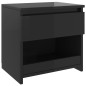 vidaXL Nachttisch Hochglanz-Schwarz 40x30x39 cm Holzwerkstoff vidaXL Nachttisch Hochglanz-Schwarz 40x30x39 cm Holzwerkstoff