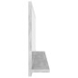 vidaXL Badspiegel Betongrau 90x10,5x37 cm Holzwerkstoff vidaXL Badspiegel Betongrau 90x10,5x37 cm Holzwerkstoff