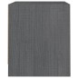 vidaXL Nachttisch Grau 40x30,5x35,5 cm Massivholz Kiefer vidaXL Nachttisch Grau 40x30,5x35,5 cm Massivholz Kiefer