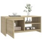vidaXL Couchtisch Sonoma-Eiche 102x50x45 cm Holzwerkstoff vidaXL Couchtisch Sonoma-Eiche 102x50x45 cm Holzwerkstoff
