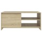 vidaXL Couchtisch Sonoma-Eiche 102x50x45 cm Holzwerkstoff vidaXL Couchtisch Sonoma-Eiche 102x50x45 cm Holzwerkstoff