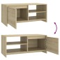 vidaXL Couchtisch Sonoma-Eiche 102x50x45 cm Holzwerkstoff vidaXL Couchtisch Sonoma-Eiche 102x50x45 cm Holzwerkstoff