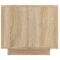 vidaXL Couchtisch Weiß Sonoma-Eiche 102x50x45 cm Holzwerkstoff vidaXL Couchtisch Weiß Sonoma-Eiche 102x50x45 cm Holzwerkstoff