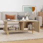 vidaXL Couchtisch Sonoma-Eiche 90x50x40 cm Holzwerkstoff vidaXL Couchtisch Sonoma-Eiche 90x50x40 cm Holzwerkstoff