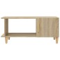 vidaXL Couchtisch Sonoma-Eiche 90x50x40 cm Holzwerkstoff vidaXL Couchtisch Sonoma-Eiche 90x50x40 cm Holzwerkstoff