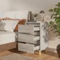 vidaXL Nachttische mit Massivholz-Beinen 2 Stk. Grau Sonoma 40x35x69cm vidaXL Nachttische mit Massivholz-Beinen 2 Stk. Grau Sonoma 40x35x69cm