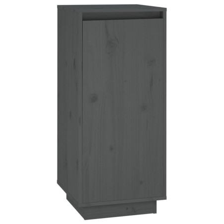 vidaXL Schuhschrank Grau 35x35x80 cm Massivholz Kiefer