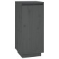 vidaXL Schuhschrank Grau 35x35x80 cm Massivholz Kiefer vidaXL Schuhschrank Grau 35x35x80 cm Massivholz Kiefer
