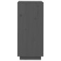 vidaXL Schuhschrank Grau 35x35x80 cm Massivholz Kiefer vidaXL Schuhschrank Grau 35x35x80 cm Massivholz Kiefer