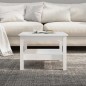 vidaXL Couchtisch Weiß 55x55x40 cm Massivholz Kiefer vidaXL Couchtisch Weiß 55x55x40 cm Massivholz Kiefer