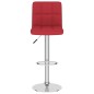 Barhocker 2 Stk. Weinrot Stoff Barhocker 2 Stk. Weinrot Stoff