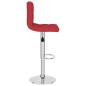 Barhocker 2 Stk. Weinrot Stoff Barhocker 2 Stk. Weinrot Stoff