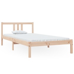 vidaXL Massivholzbett 100x200 cm